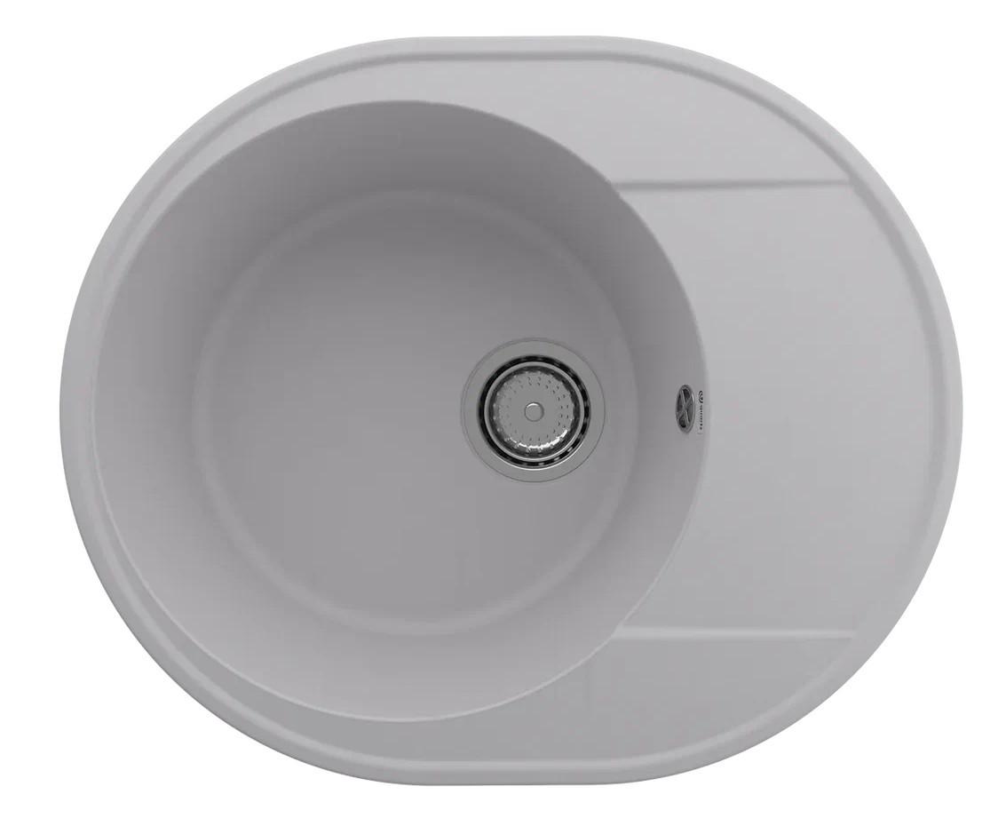 Кухонная мойка 58х48см платина ULGRAN Quartz 585-04