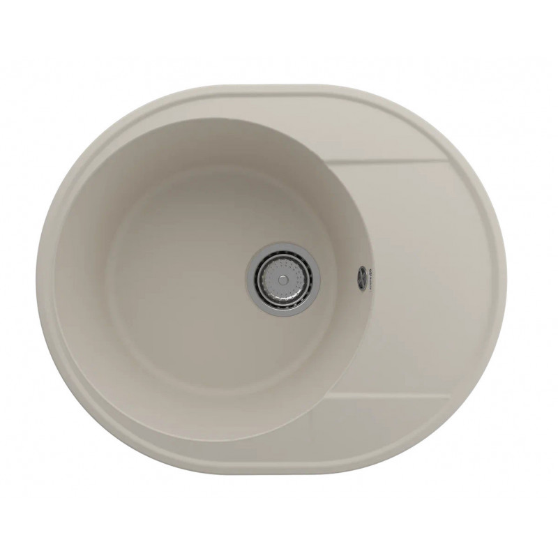 Кухонная мойка 58х48см лен ULGRAN Quartz 585-02