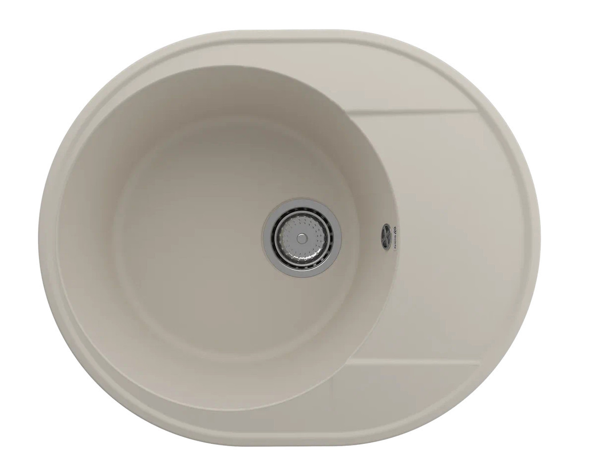 Кухонная мойка 58х48см лен ULGRAN Quartz 585-02
