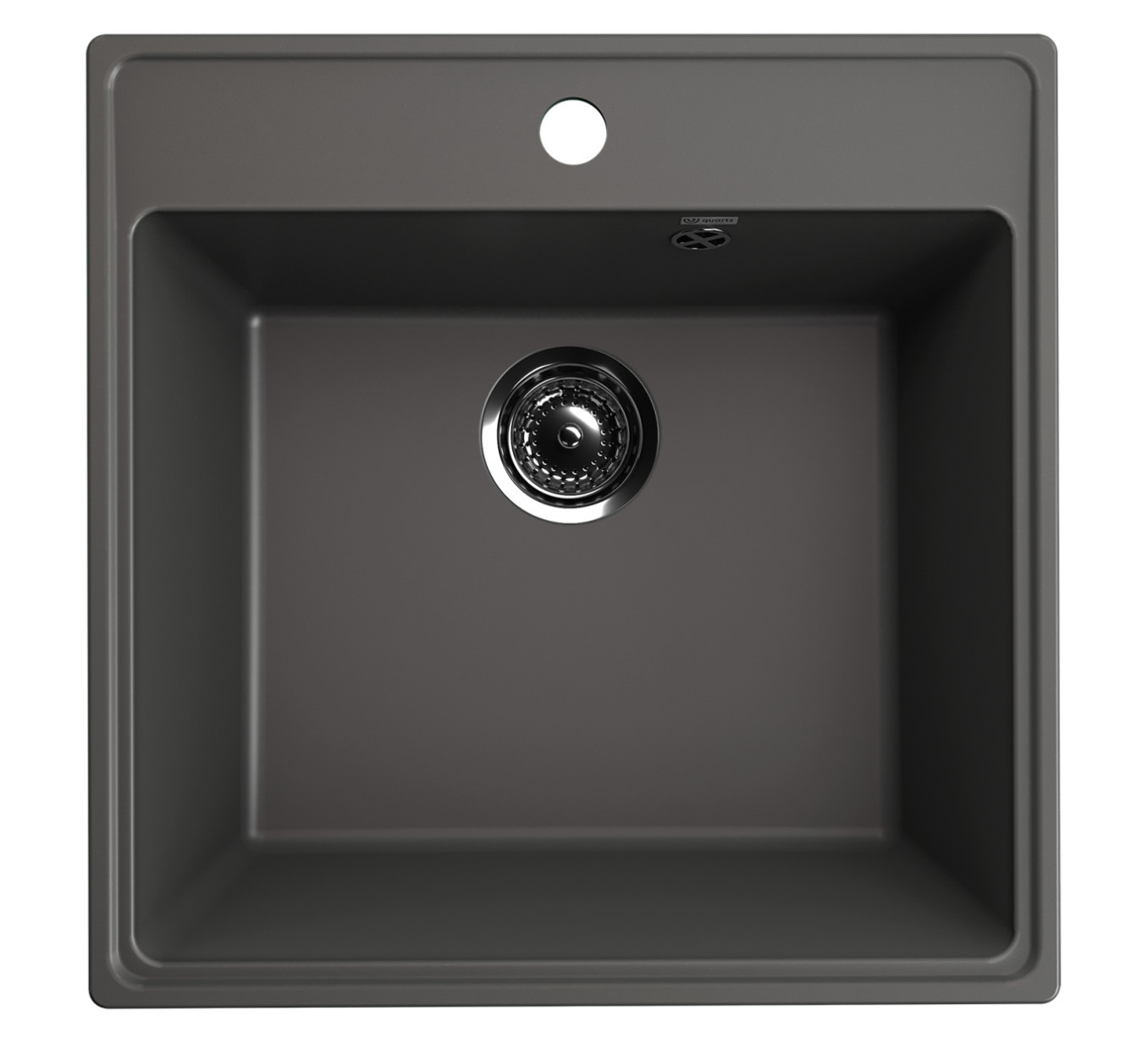 Кухонная мойка 50х50см асфальт ULGRAN Quartz 505-09