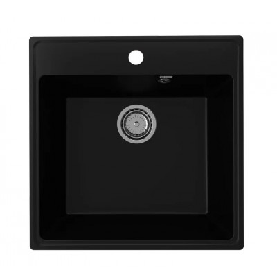 Кухонная мойка 50х50см уголь ULGRAN Quartz 505-07