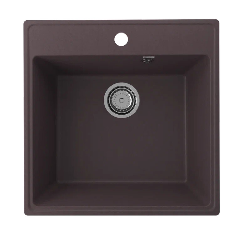 Кухонная мойка 50х50см трюфель ULGRAN Quartz 505-06