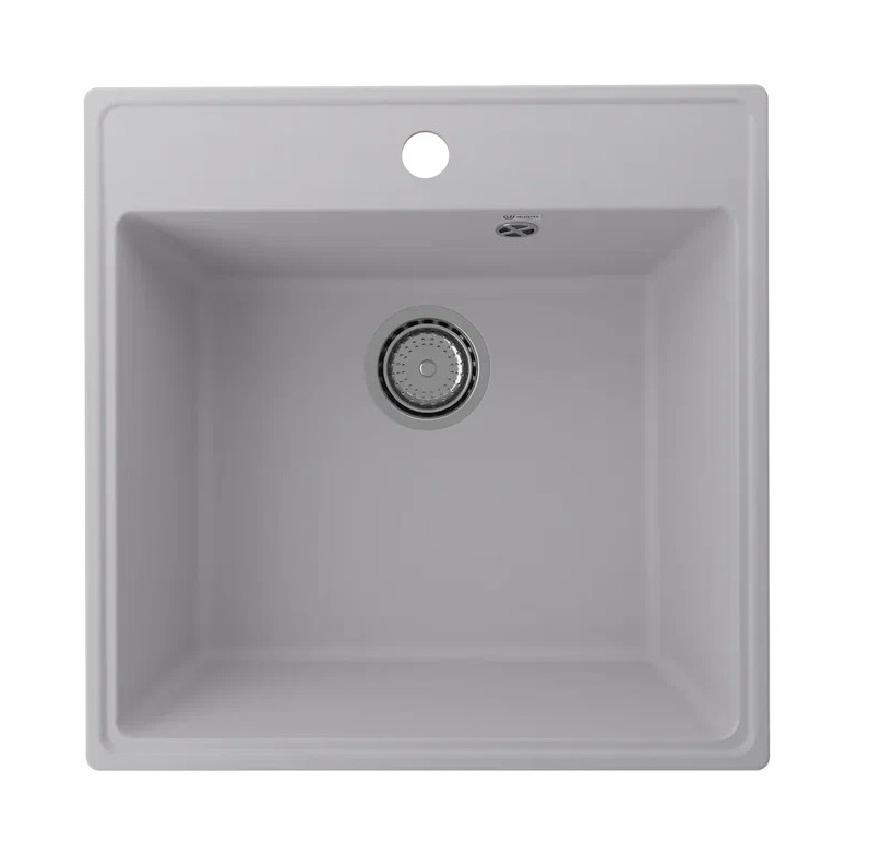 Кухонная мойка 50х50см платина ULGRAN Quartz 505-04