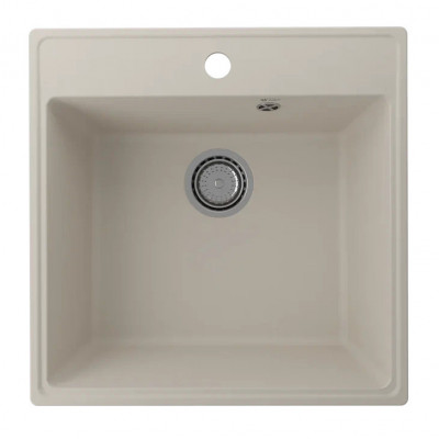 Кухонная мойка 50х50см лен ULGRAN Quartz 505-02