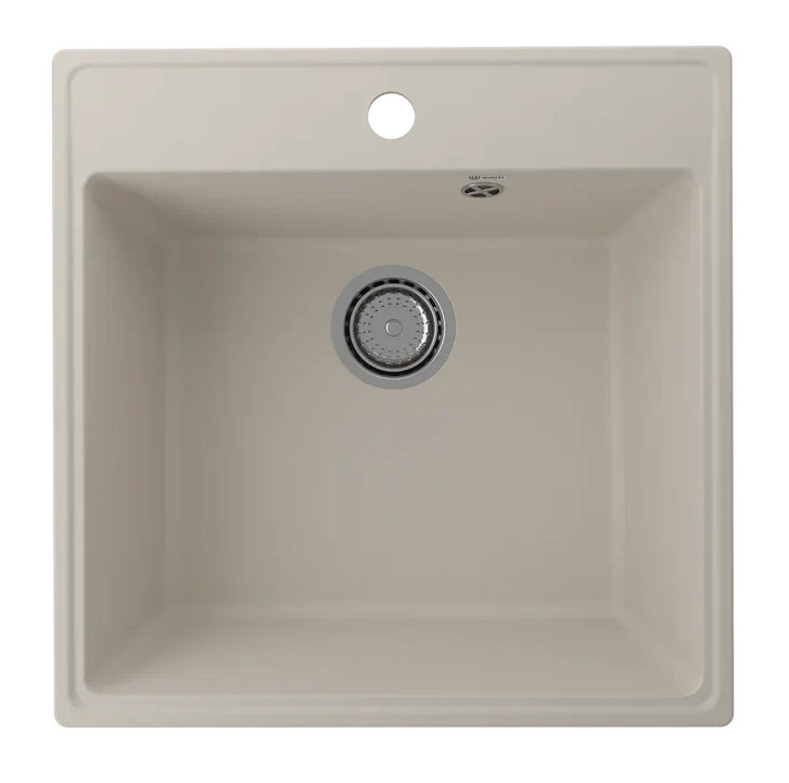Кухонная мойка 50х50см лен ULGRAN Quartz 505-02