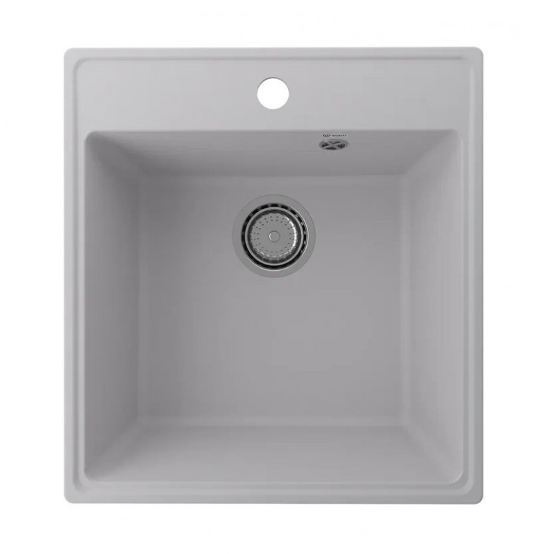 Кухонная мойка 50х46см платина ULGRAN Quartz 460-04