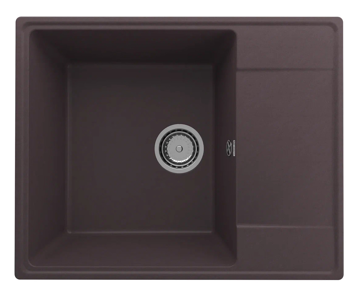 Кухонная мойка 60х48см трюфель ULGRAN Quartz 605-06