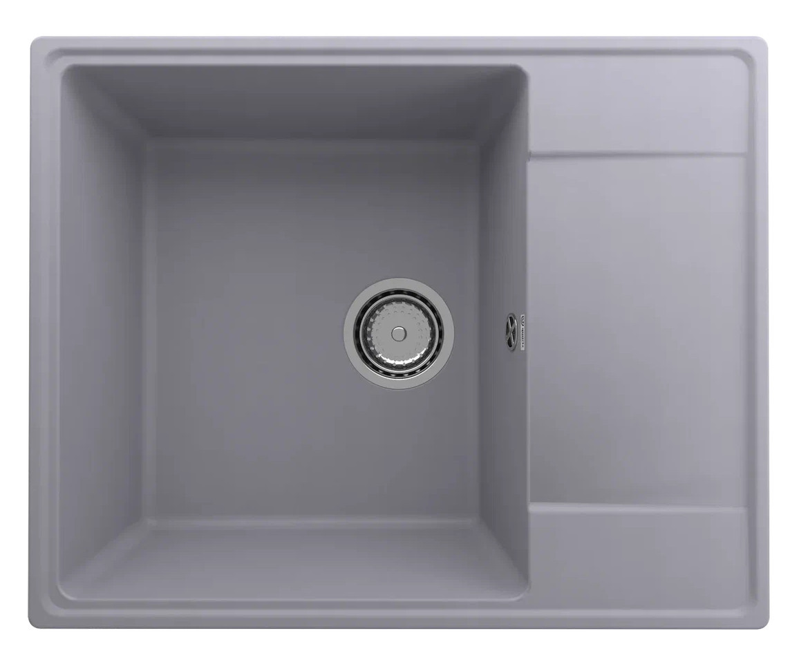 Кухонная мойка 60х48см бетон ULGRAN Quartz 605-05