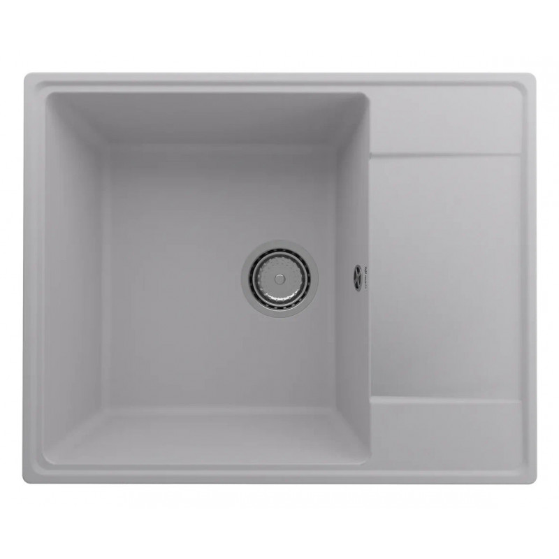 Кухонная мойка 60х48см платина ULGRAN Quartz 605-04
