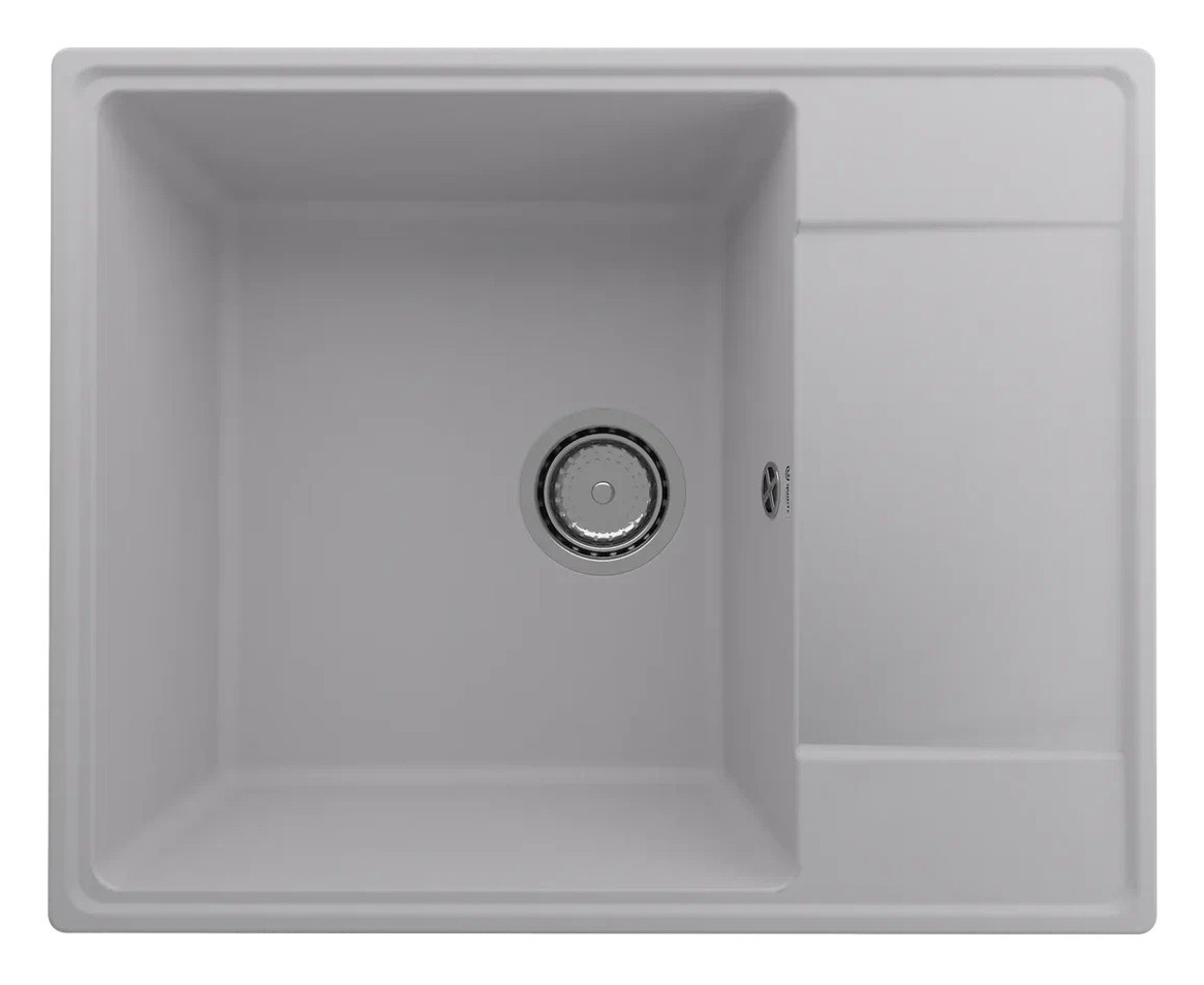Кухонная мойка 60х48см платина ULGRAN Quartz 605-04
