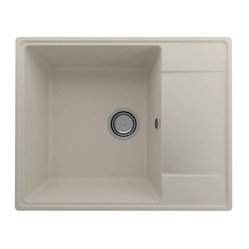 Кухонная мойка 60х48см лен ULGRAN Quartz 605-02