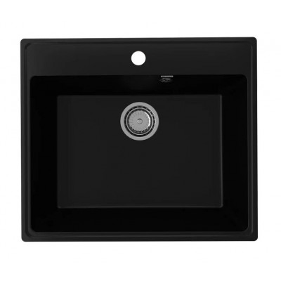 Кухонная мойка 58х50см уголь ULGRAN Quartz 580-07