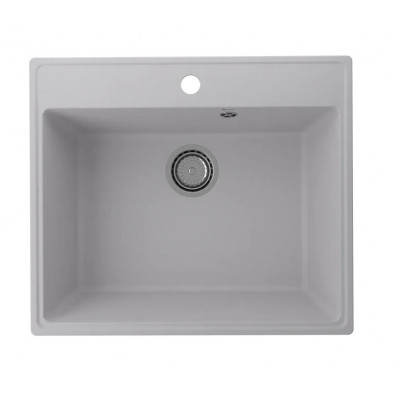 Кухонная мойка 58х50см платина ULGRAN Quartz 580-04
