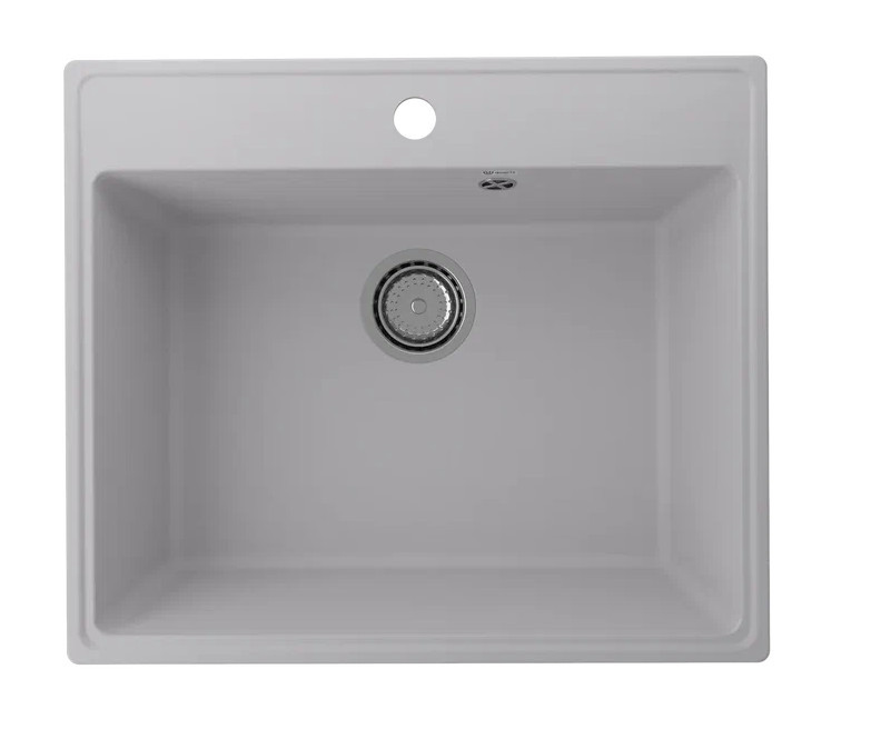 Кухонная мойка 58х50см платина ULGRAN Quartz 580-04
