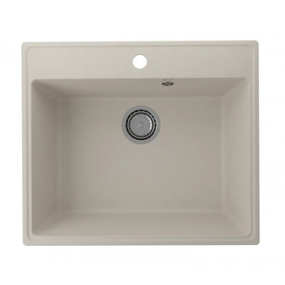 Кухонная мойка 58х50см лен ULGRAN Quartz 580-02