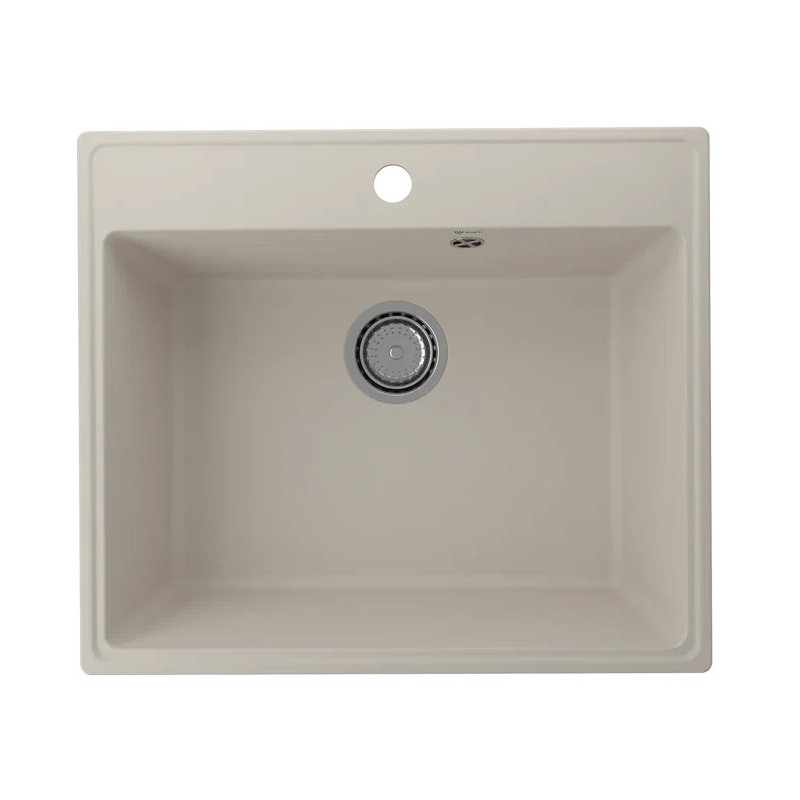 Кухонная мойка 58х50см лен ULGRAN Quartz 580-02