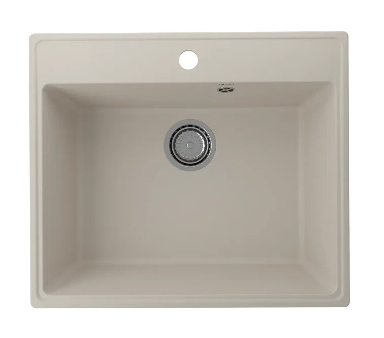 Кухонная мойка 58х50см лен ULGRAN Quartz 580-02
