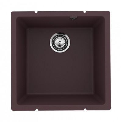 Кухонная мойка 45х45см трюфель ULGRAN Quartz 400-06