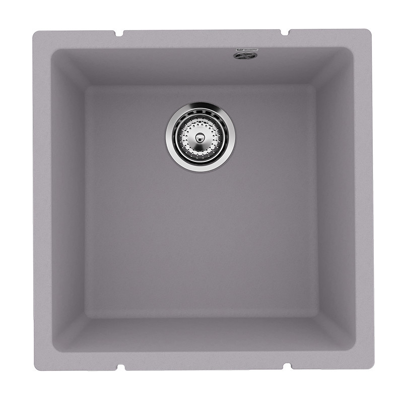 Кухонная мойка 45х45см платина ULGRAN Quartz 400-04