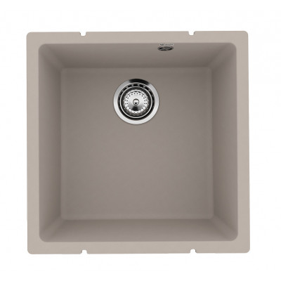 Кухонная мойка 45х45см лен ULGRAN Quartz 400-02