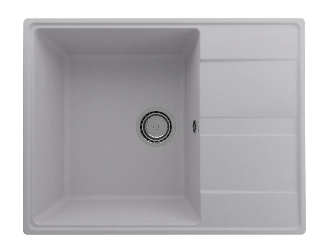 Кухонная мойка 65х50см платина ULGRAN Quartz 650-04