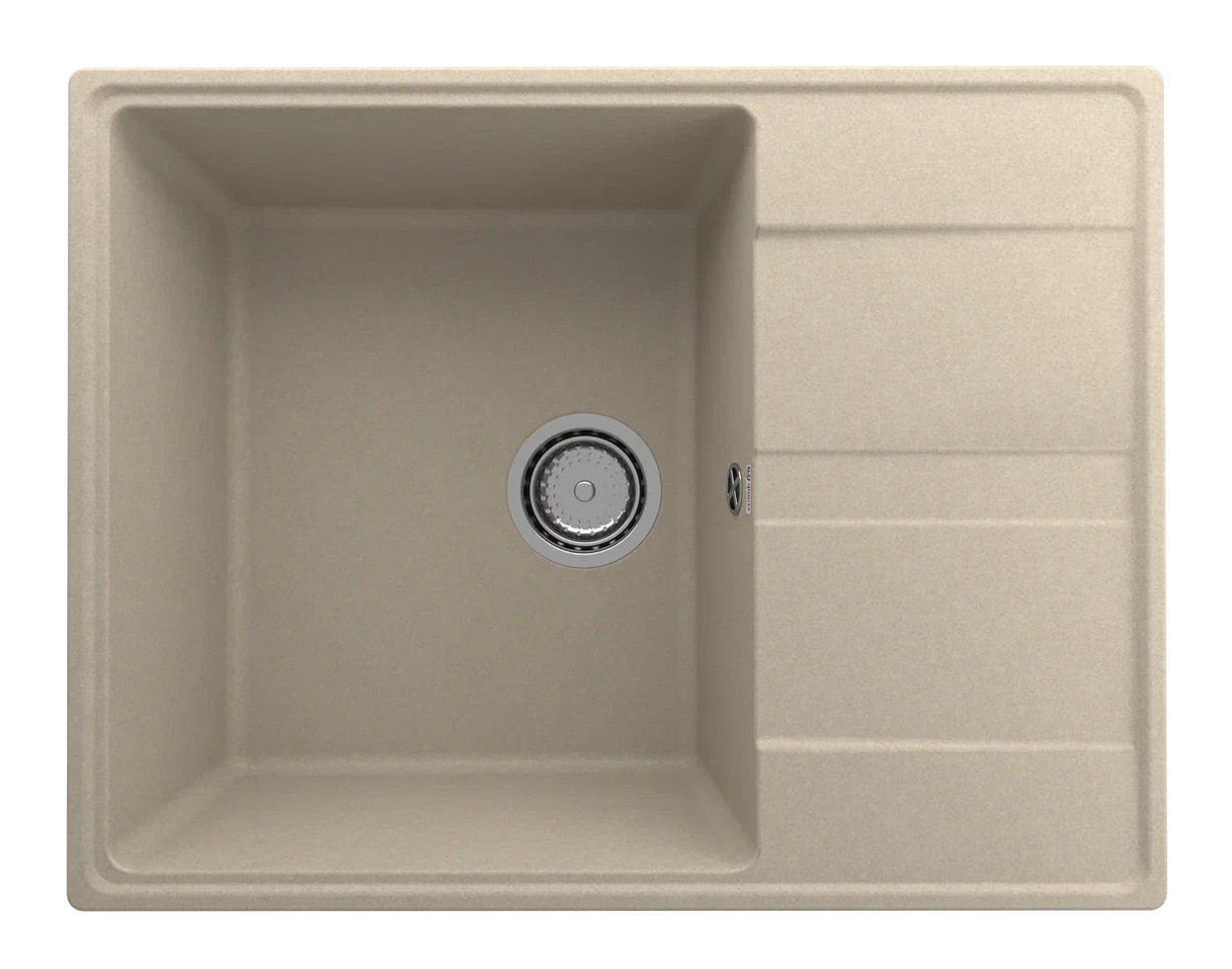 Кухонная мойка 65х50см десерт ULGRAN Quartz 650-03