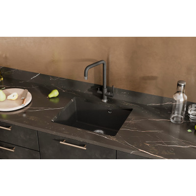 Кухонная мойка 55х45см асфальт ULGRAN Quartz 500-09
