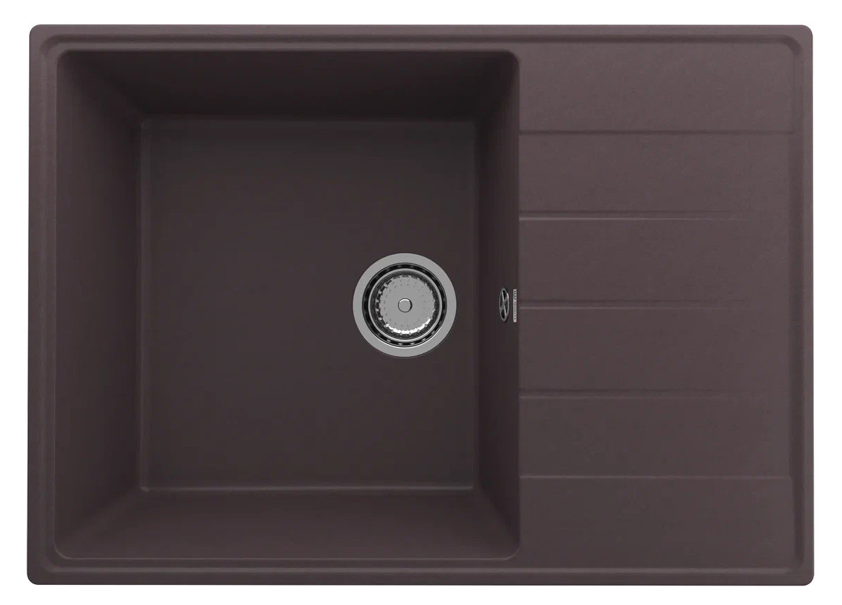 Кухонная мойка 70х50см трюфель ULGRAN Quartz 700-06