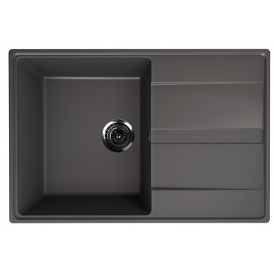 Кухонная мойка 75х50см асфальт ULGRAN Quartz 750-09