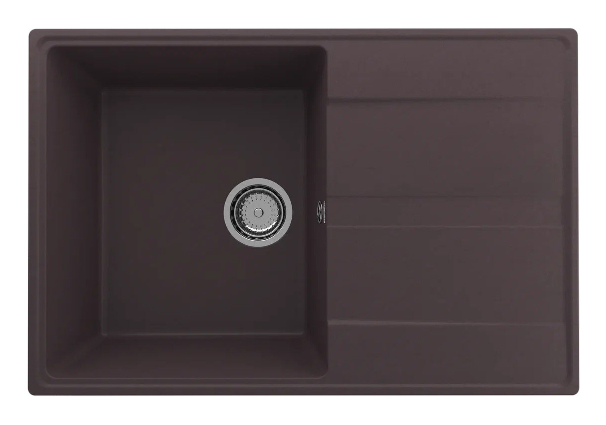 Кухонная мойка 75х50см трюфель ULGRAN Quartz 750-06