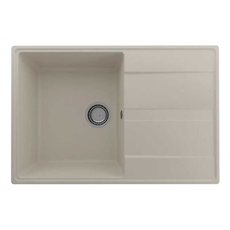 Кухонная мойка 75х50см лен ULGRAN Quartz 750-02