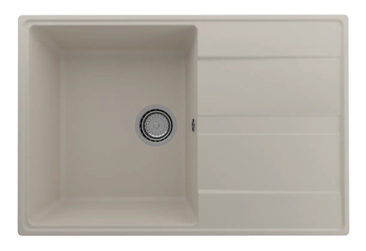 Кухонная мойка 75х50см лен ULGRAN Quartz 750-02