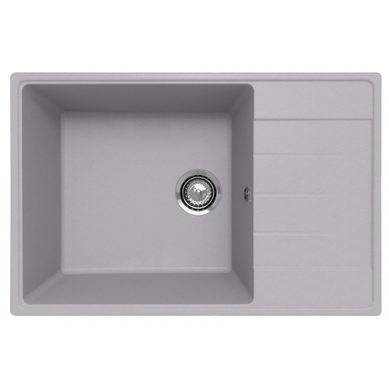 Кухонная мойка 76х50см платина ULGRAN Quartz 760-04