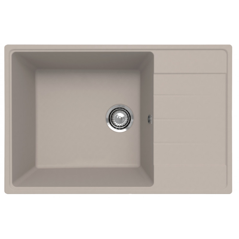 Кухонная мойка 76х50см лен ULGRAN Quartz 760-02