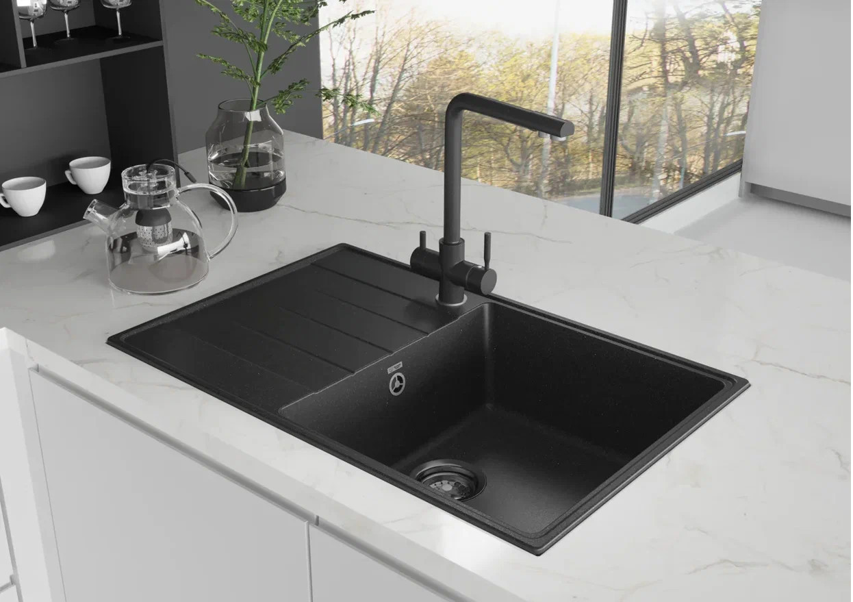 Кухонная мойка 78х50см космос ULGRAN Quartz 780-08