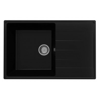 Кухонная мойка 78х50см уголь ULGRAN Quartz 780-07