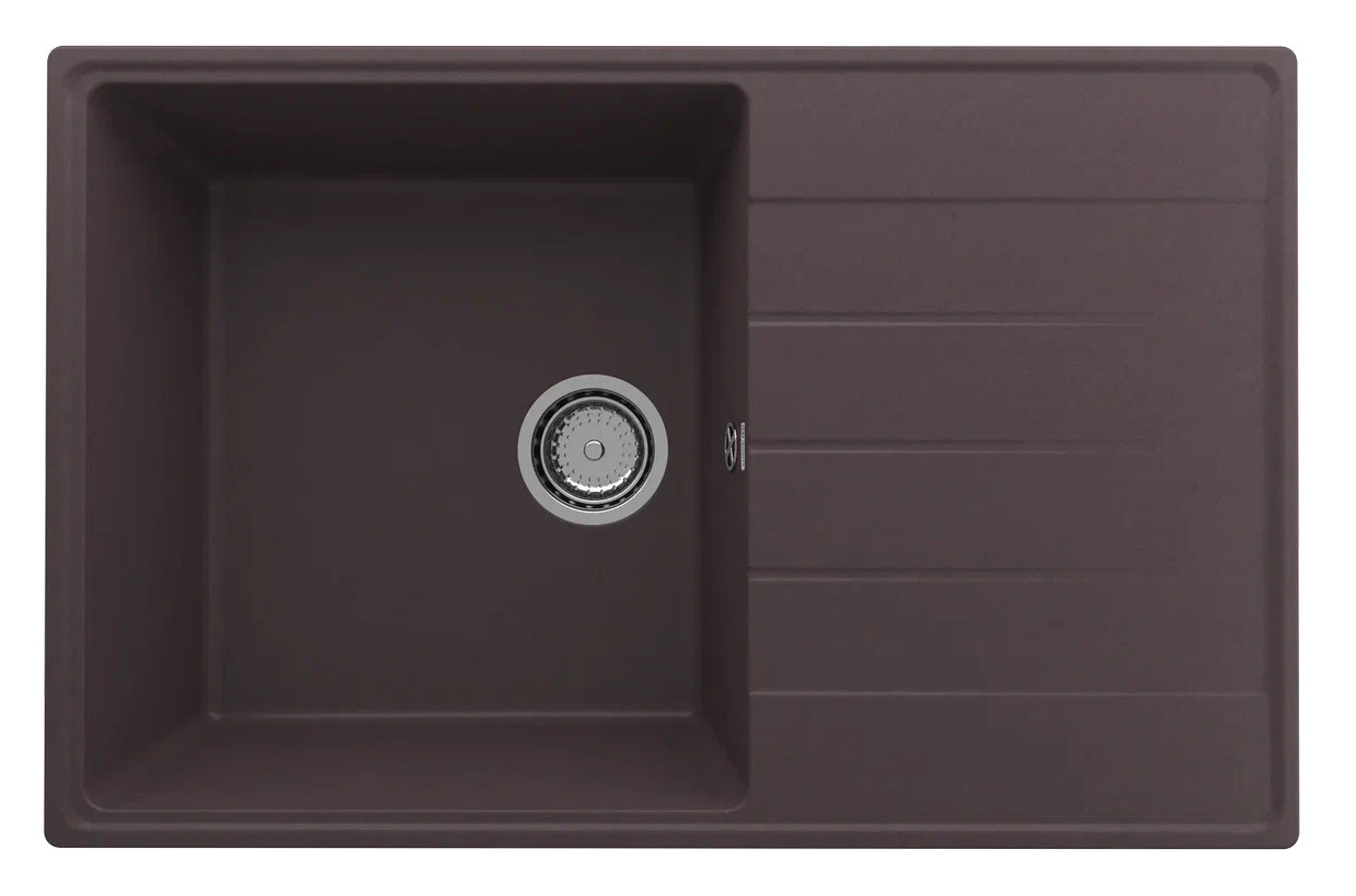 Кухонная мойка 78х50см трюфель ULGRAN Quartz 780-06