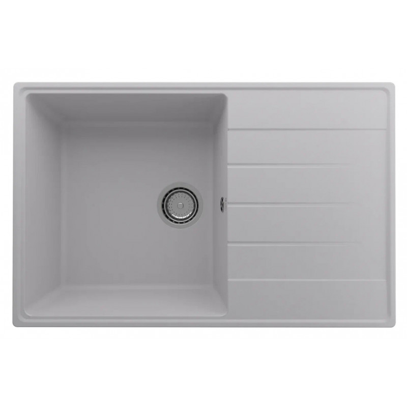 Кухонная мойка 78х50см платина ULGRAN Quartz 780-04