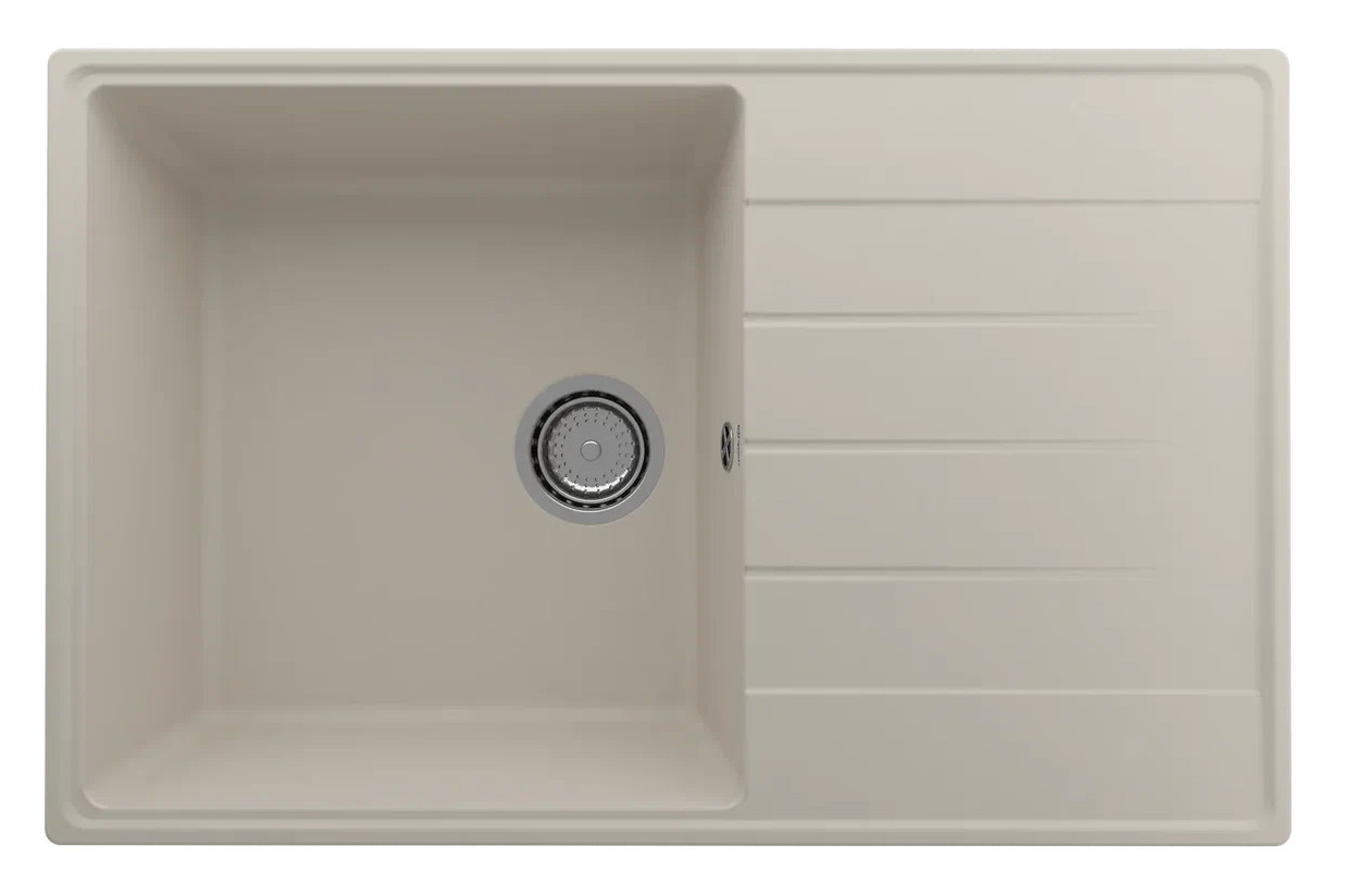 Кухонная мойка 78х50см лен ULGRAN Quartz 780-02