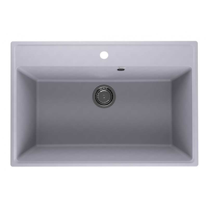 Кухонная мойка 76х51см бетон ULGRAN Quartz Forte 760-05