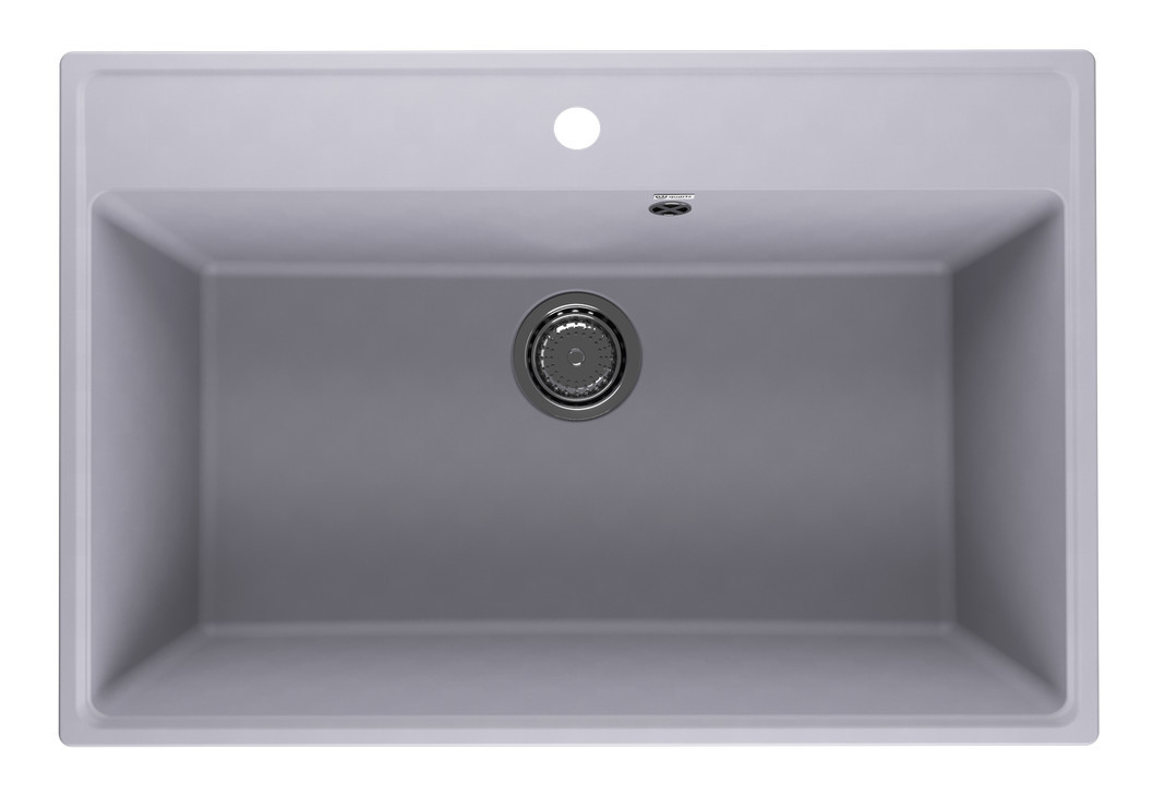 Кухонная мойка 76х51см бетон ULGRAN Quartz Forte 760-05