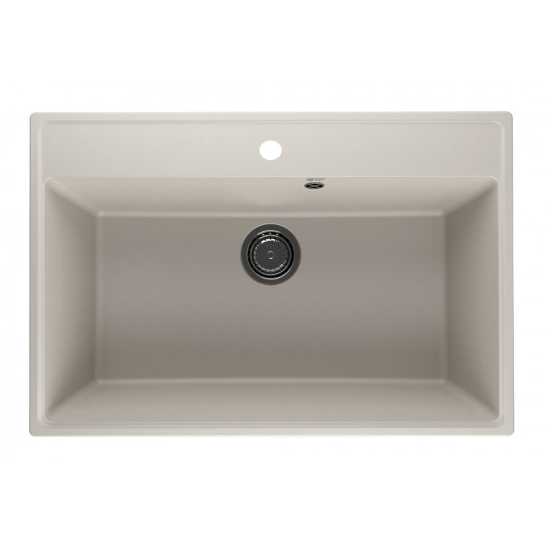 Кухонная мойка 76х51см лен ULGRAN Quartz Forte 760-02