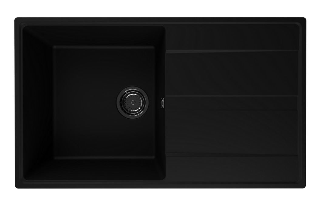 Кухонная мойка 85х50см уголь ULGRAN Quartz 850-07