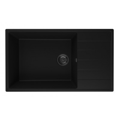 Кухонная мойка 86х50см уголь ULGRAN Quartz 860-07