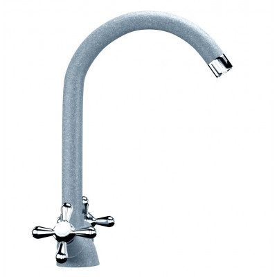 Смеситель для раковины графит Ulgran U-012-342