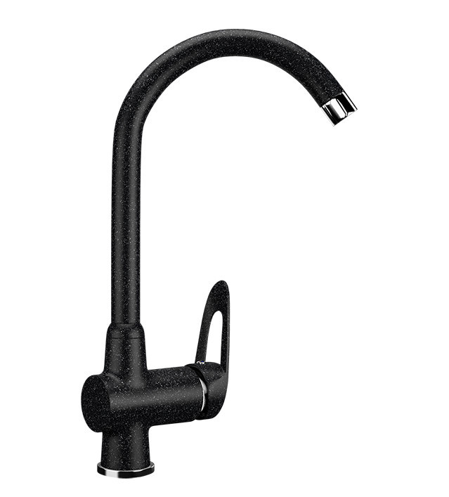 Смеситель для раковины черный Ulgran U-006-308
