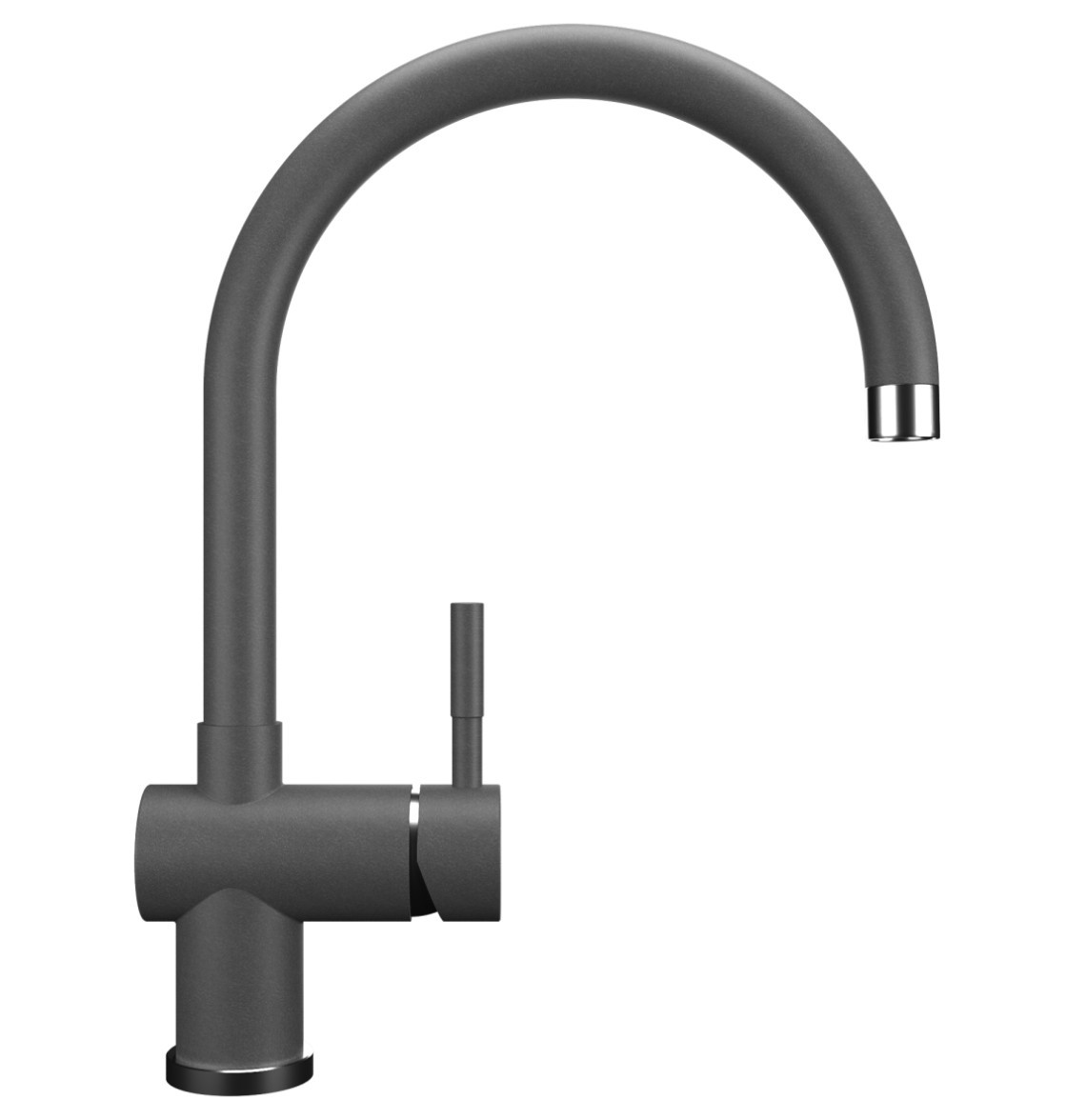 Смеситель для раковины графит Ulgran U-021-342