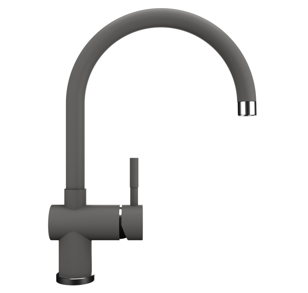 Смеситель для раковины асфальт Ulgran Quartz UQ-021-09