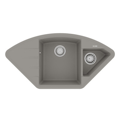 Кухонная мойка 98х50см серая Lemark Irkana 980