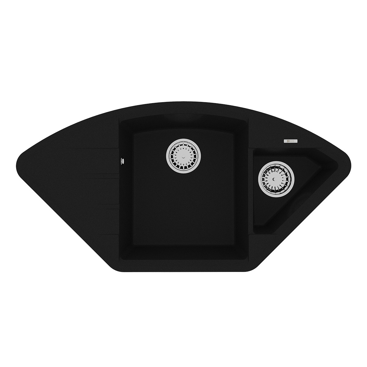 Кухонная мойка 98х50см антрацит Lemark Irkana 980